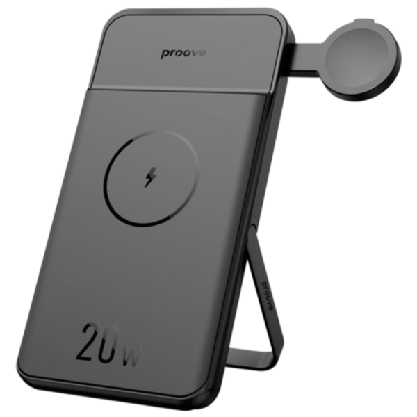 Power Bank 10000 мАч Proove Power Stand 2 in 1 (20 Вт) Черный  photo 1
