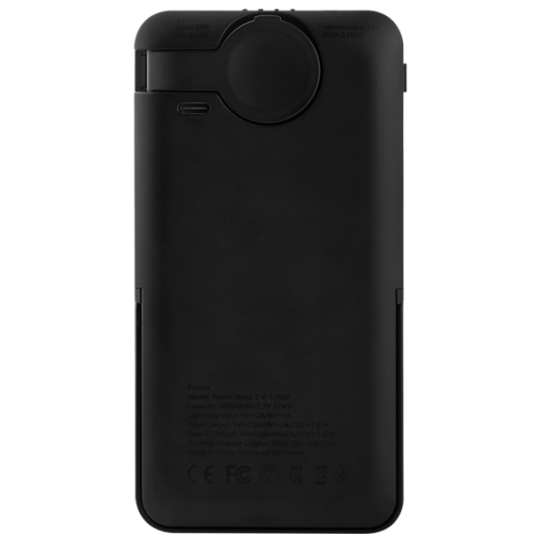 Power Bank 10000 мАч Proove Power Stand 2 in 1 (20 Вт) Черный  photo 3