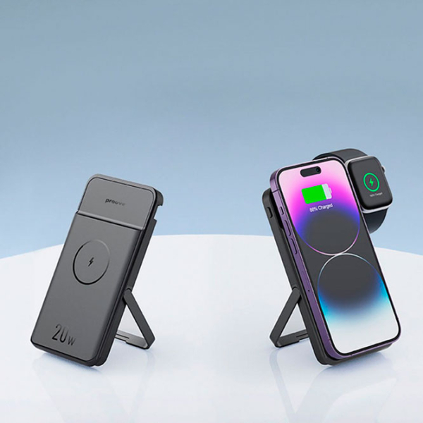Power Bank 10000 мАч Proove Power Stand 2 in 1 (20 Вт) Черный  photo 6
