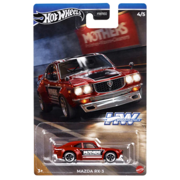 Комплект машин Hot Wheels Speed Graphics HWR60 Черный
Разноцветный  photo 4