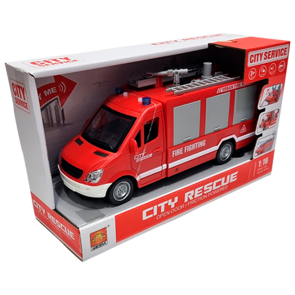 Mașină Wenyi City Rescue WY595A
Gray
Red  photo 4