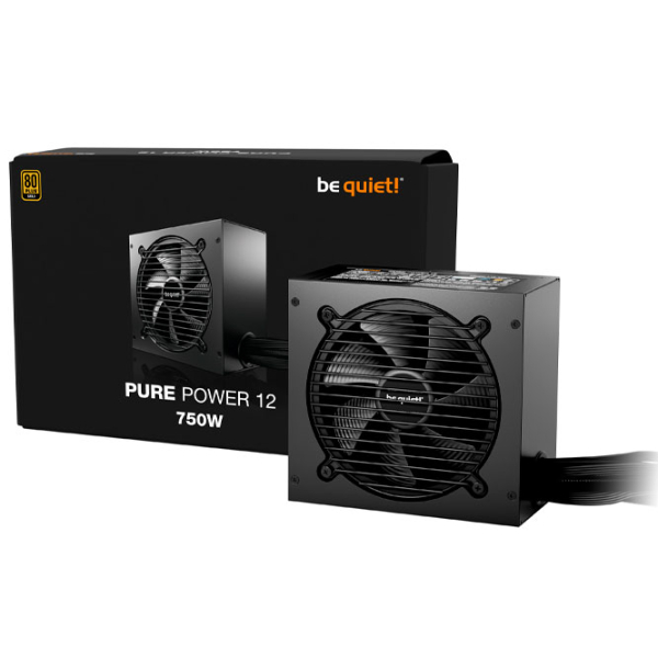 Sursă de alimentare Be quiet! PURE POWER 12 80+ Gold 750 W Black  photo 4