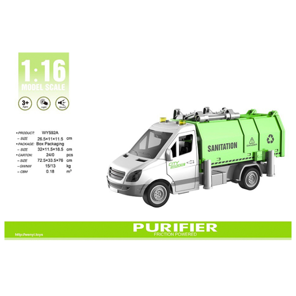 Mașină Wenyi City Maintenance WY592A
Green
White  photo 7