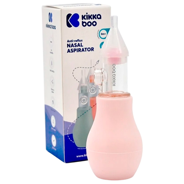 Aspirator nazal Kikka Boo Anti-reflux  / Pink photo 2