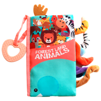 Jucărie moale Kikka Boo Forest Animals 31201010265 Multicolor 0.3+