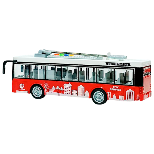 Troleibuz Wenyi Light & Sound Bus WY911A
Gray
Red  photo 5