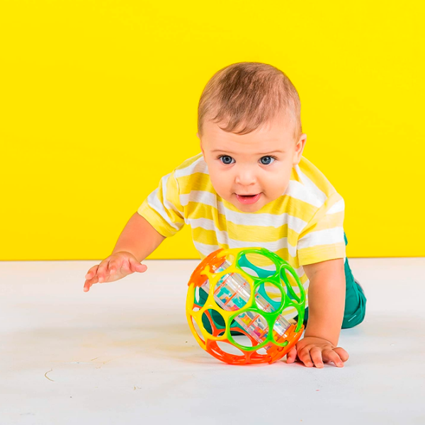 Развивающий набор Bright Starts Oball Rollin 81030 Зеленый 0.2+ photo 3