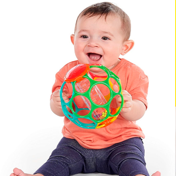 Развивающий набор Bright Starts Oball Rollin 81030 Зеленый 0.2+ photo 4
