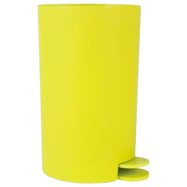 Coș de gunoi MSV 41104 Yellow Plastic, 3l photo 1