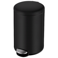 Coș de gunoi Volle 14-08-53B Black Metal, 8l