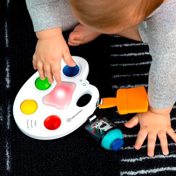 Jucărie interactivă Baby Einstein Color Popper Palette 16710 White 0.6+ photo 5