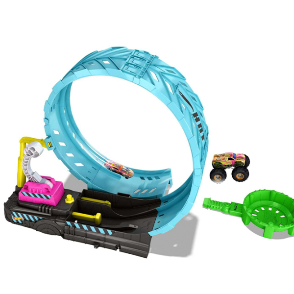 Pistă auto Mattel Monster Truck Glow In The Dark HBN02 Multicolor  photo 5