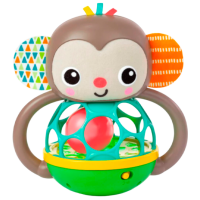 Сенсорная игрушка Bright Starts Grab & Giggle Monkey 16779 Коричневый 0.6+