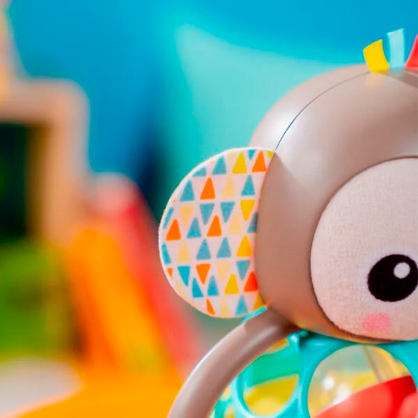 Сенсорная игрушка Bright Starts Grab & Giggle Monkey 16779 Коричневый 0.6+ photo 2