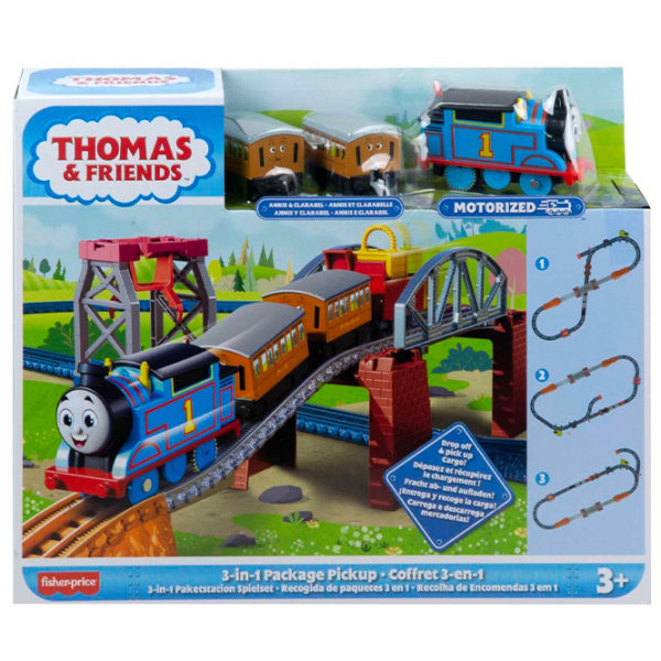 Авто-треки Mattel Fisher Price Thomas&Friends 3in1 Package Pickup HGX64 Разноцветный  photo 7