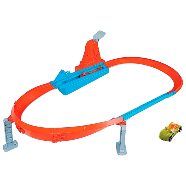 Авто-треки Mattel Rapid Raceway Champion Action Speed Boost Oval Track GJM75 Разноцветный  photo 1