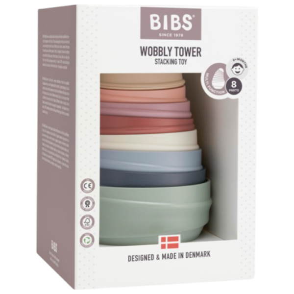 Jucărie moale Bibs Turnul Wobbly 4100100 Multicolor 0.6+ photo 3
