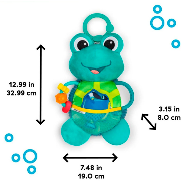 Jucărie moale Baby Einstein Ocean Explorers Neptune 13156 Blue 0.3+ photo 5