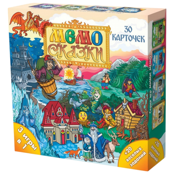 Joc educativ Fun Games Memo Fairy Tales Dezvoltare, 3+ photo 1