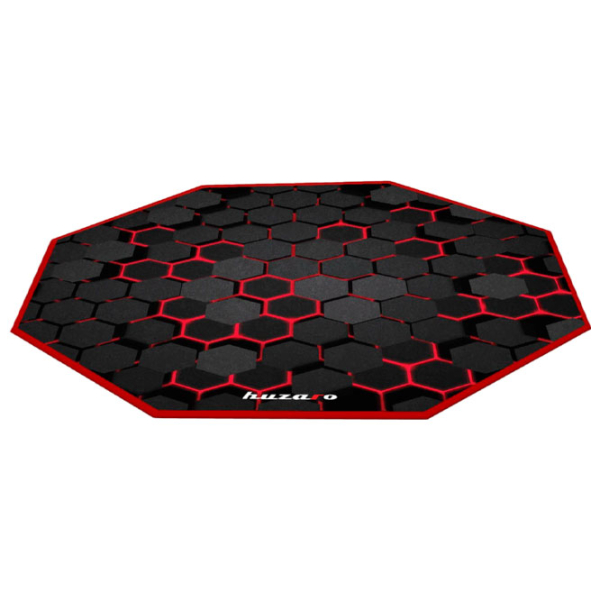 Covoraș pentru scaune gaming Huzaro FloorMat 2.0 Black Red  photo 2