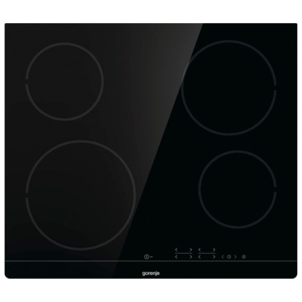 Plită încorporabilă electrică Gorenje ECT641BSC Black Vitroceramică, 6500 W, Electric photo 1