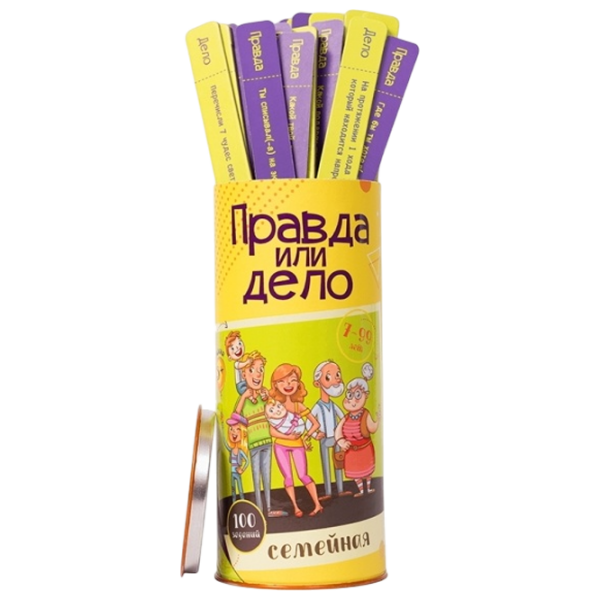 Joc de masă Fun Games Truth or Dare: Family Pentru petreceri, 7+