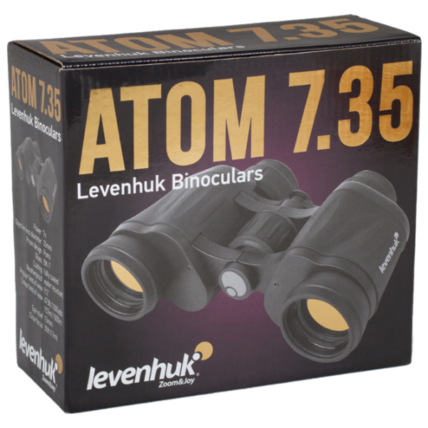 Бинокль Levenhuk Atom 7x35 Черный  photo 3
