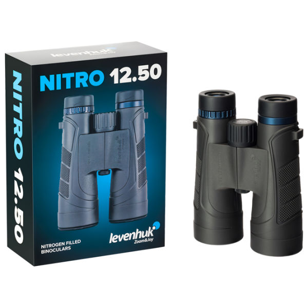 Бинокль Levenhuk Nitro 12x50 Черный  photo 8