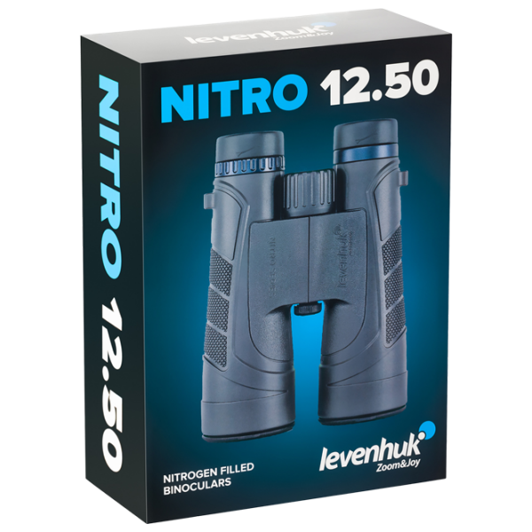 Бинокль Levenhuk Nitro 12x50 Черный  photo 9