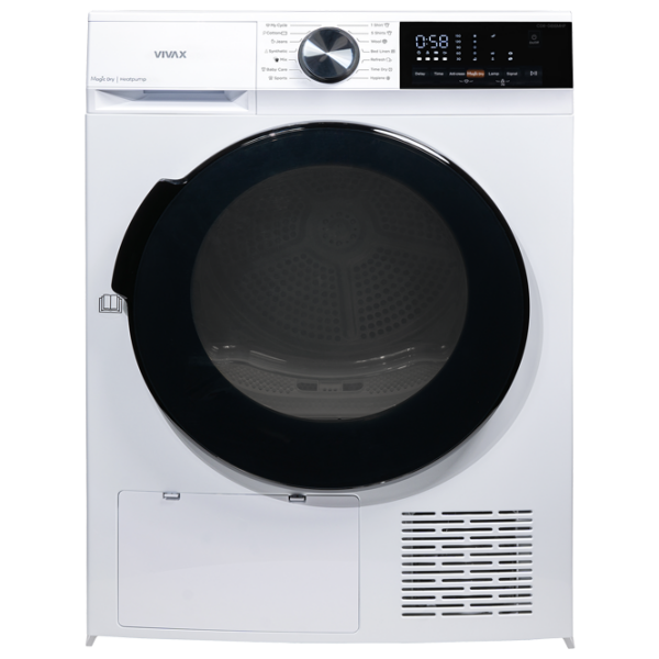 Mașină de uscat rufe Vivax CDR-0816MHP White 8 kg, A++ photo 1