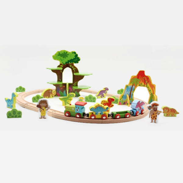 Поезд Tooky Toy TKI054 6970090047114 Дерево
Разноцветный  photo 2
