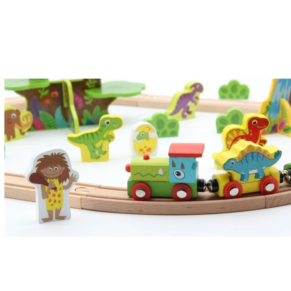 Поезд Tooky Toy TKI054 6970090047114 Дерево
Разноцветный  photo 3