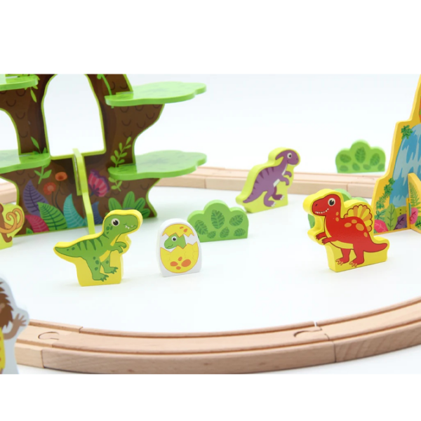 Поезд Tooky Toy TKI054 6970090047114 Дерево
Разноцветный  photo 4