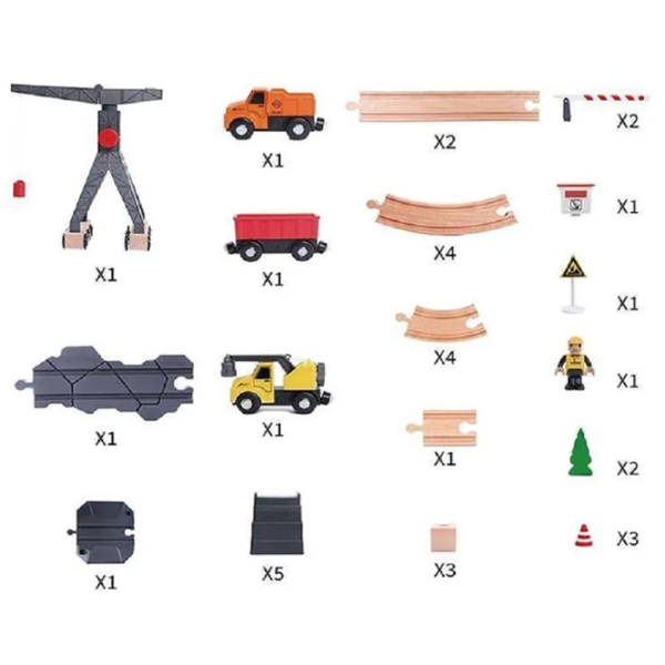 Авто-треки Tooky Toy TH682 2009997339962 Дерево
Разноцветный  photo 2