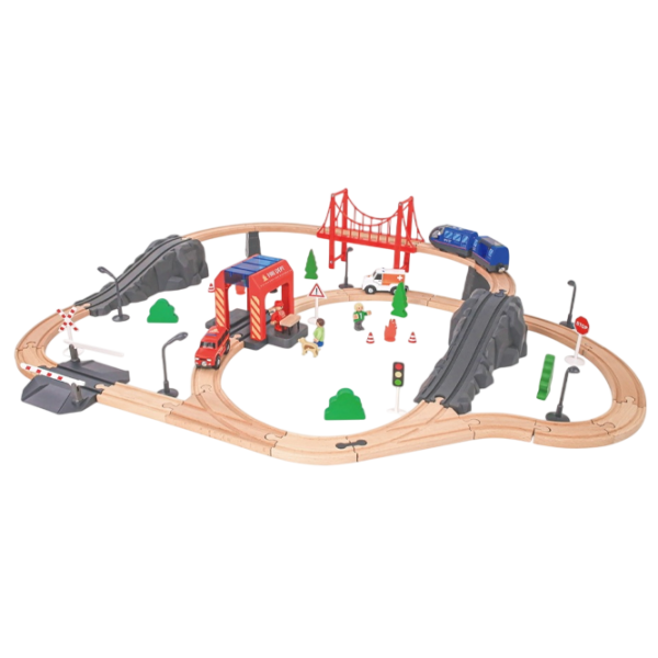 Поезд Tooky Toy TH683 6972633373322 Дерево
Разноцветный  photo 1