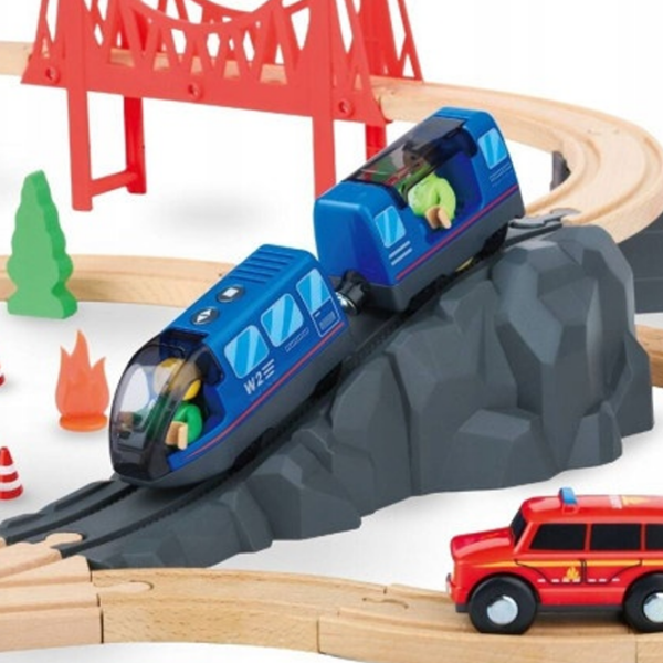 Поезд Tooky Toy TH683 6972633373322 Дерево
Разноцветный  photo 3