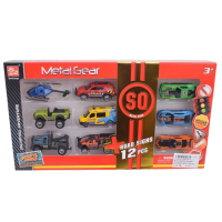 Set de mașini Metal Gear 40082 8600019440082 Black
Multicolor 
