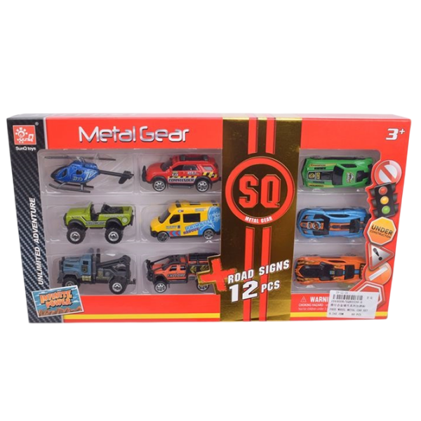 Set de mașini Metal Gear 40150 8600019440150 Black
Multicolor  photo 5