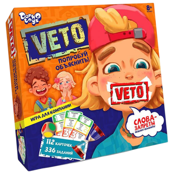 Настольная игра Danko Toys Veto Логическая игра, 8+ photo 1