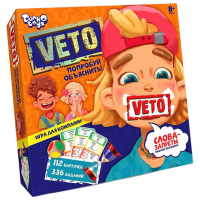 Настольная игра Danko Toys Veto Логическая игра, 8+