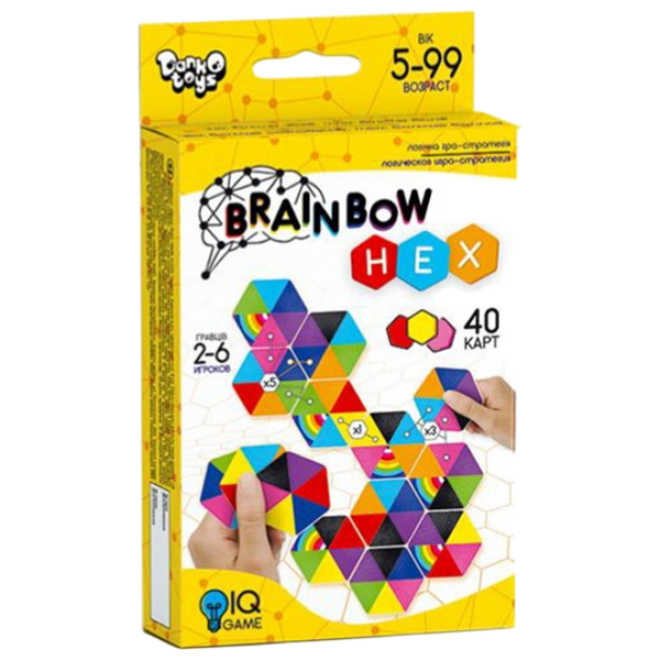 Настольная игра Danko Toys Brainbow HEX Логическая игра, 5+ photo 1