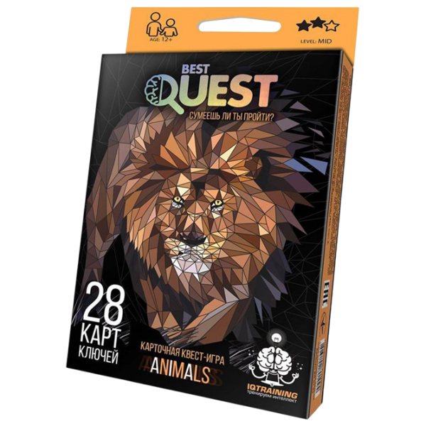 Настольная игра Danko Toys Best Quest Логическая игра, 12+ photo 1