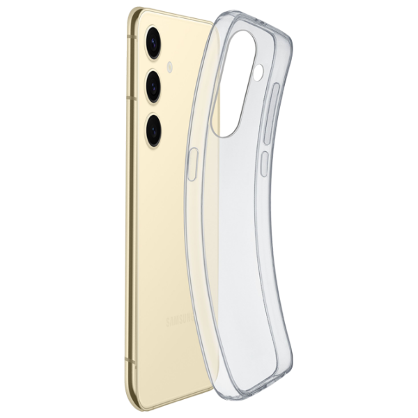 Чехол для смартфона Samsung Galaxy S25 5G (Fine) Прозрачный Cellularline, ТПУ, Back photo 2