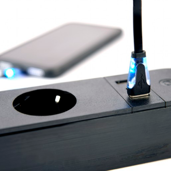 Удлинитель Gembird TSL-PS-S4U-01 1.5 м Черный  photo 4