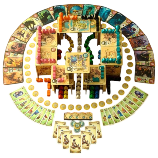 Joc de masă Lord of Boards Five Tribes Strategie, 13+ photo 2