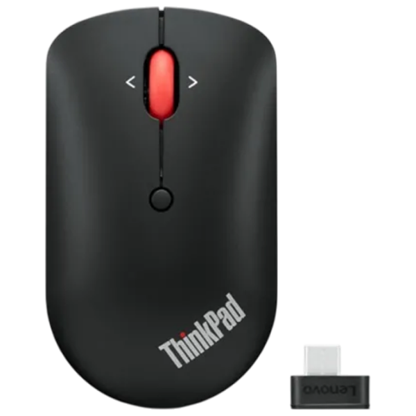 Mouse Lenovo ThinkPad Compact Black Fără fir, 2400 dpi photo 1
