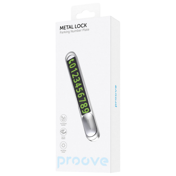 Card de parcare Proove Metal Lock Silver  photo 2