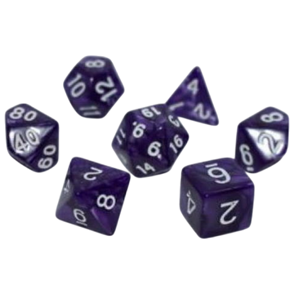 Joc de masă Games 7 Days Pearl 7 Dice Set de cuburi, 3+