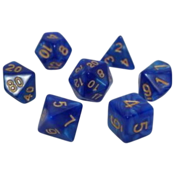 Joc de masă Games 7 Days Pearl 7 Dice Set de cuburi, 3+