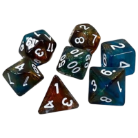 Joc de masă Games 7 Days Double Glitter 7 Dice Set de cuburi, 3+